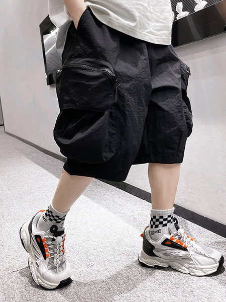 Модерни детски панталони с джобове-за момчета