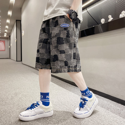 Цветни детски панталони с джобове 