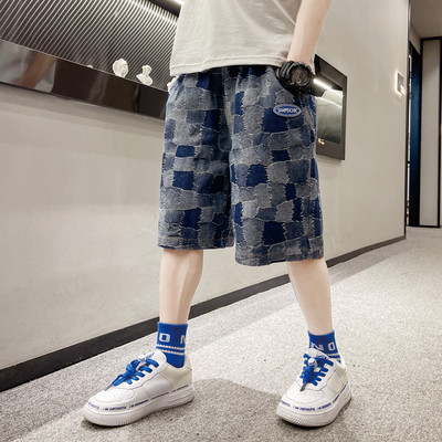 Цветни детски панталони с джобове 