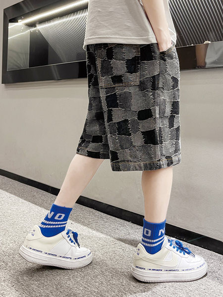 Цветни детски панталони с джобове 