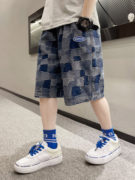 Цветни детски панталони с джобове 