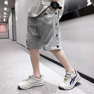 Ежедневни къси панталони с копчета и джобове-за момчета