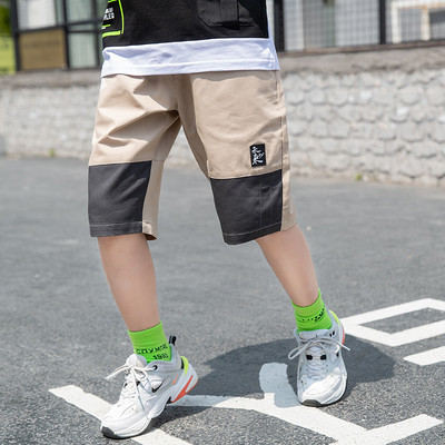 Ежедневни къси панталони за момчета с джобове