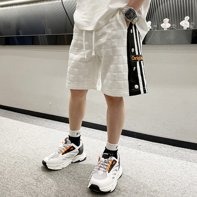 Детски панталони с копчета и връзки