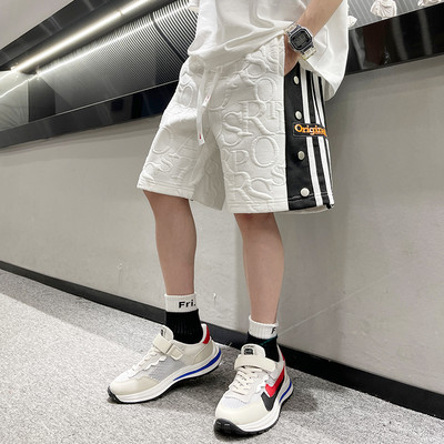 Нов модел детски панталони с кант и копчета