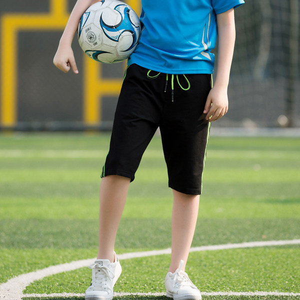 Ежедневен 3/4 панталон за момчета със страничен кант