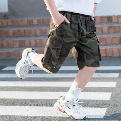 Ежедневни летни панталони за момчета с джобове