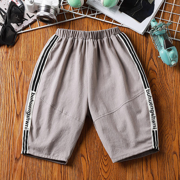 Ежедневни летни панталони за момчета с джобове