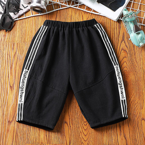 Ежедневни летни панталони за момчета с джобове