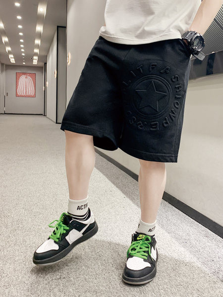 Нов модел детски памучни панталони с 3D надпис 