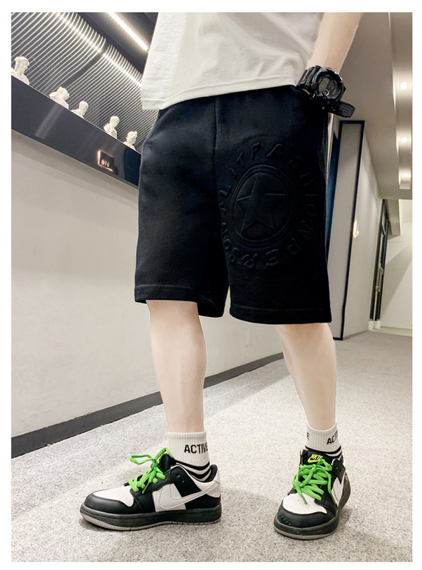 Нов модел детски памучни панталони с 3D надпис 