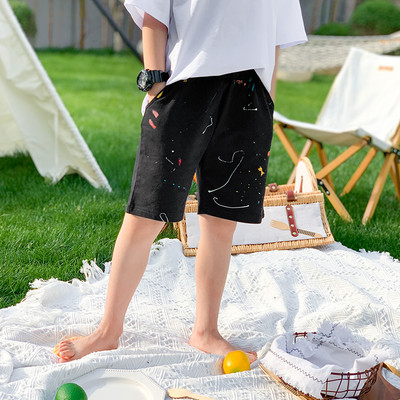 Детски памучни къси панталони подходящи за ежедневие