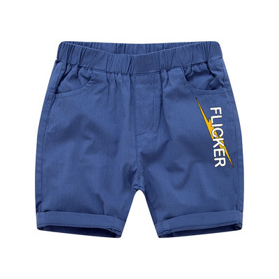 Къси летни панталони с цветна апликация