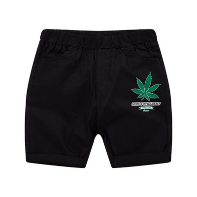 Къси летни панталони с цветна апликация