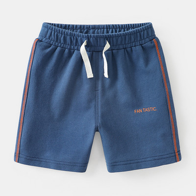 Къси ежедневни панталони с връзки и ластична талия-за момчета