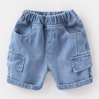 Модерни къси дънки с джобове-за момчета