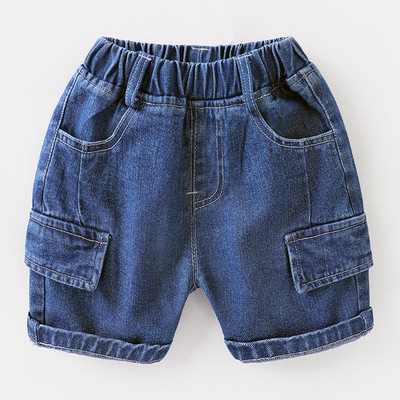 Модерни къси дънки с джобове-за момчета