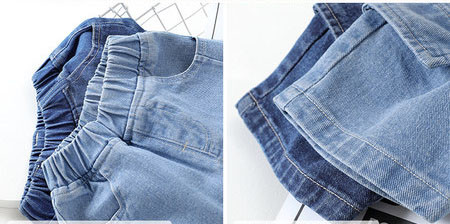 Модерни къси дънки с джобове-за момчета