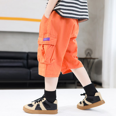 3/4 Детски панталони с джобове за момчета