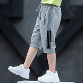 Детски панталони с кант и връзки