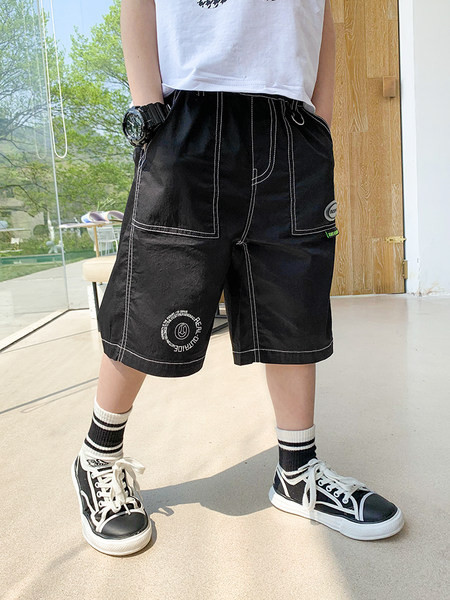 Ежедневни детски къси панталони с джобове за момчета