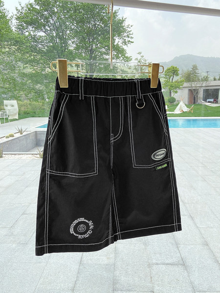 Ежедневни детски къси панталони с джобове за момчета