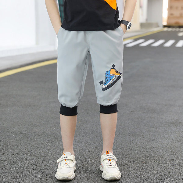 Ежедневни памучни панталони с ластик