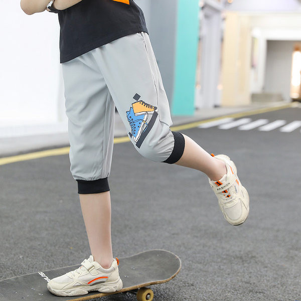 Ежедневни памучни панталони с ластик