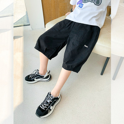 Детски къси шорти за момчета с дълбоки джобове 