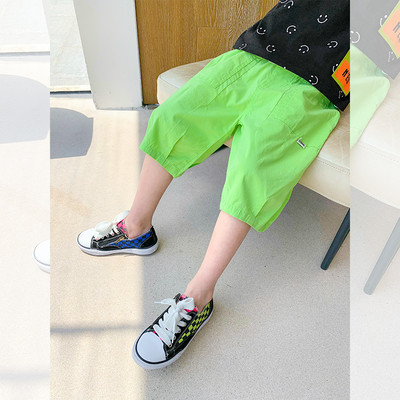 Детски къси шорти за момчета с дълбоки джобове 