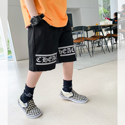 Детски къси панталони с 3/4 дължина и джобове