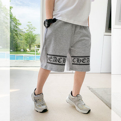 Детски къси панталони с 3/4 дължина и джобове