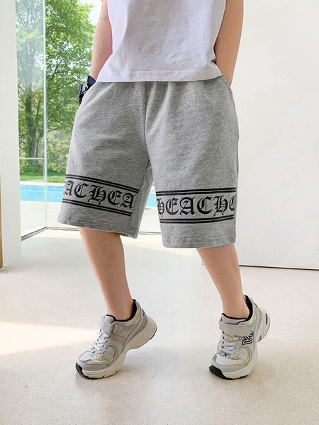 Детски къси панталони с 3/4 дължина и джобове