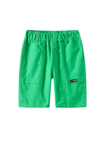 Παιδικό πράσινο παντελόνι με μήκος 3/4 και τσέπες