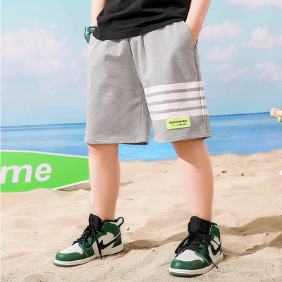 Детски къси панталони с емблема за момчета 