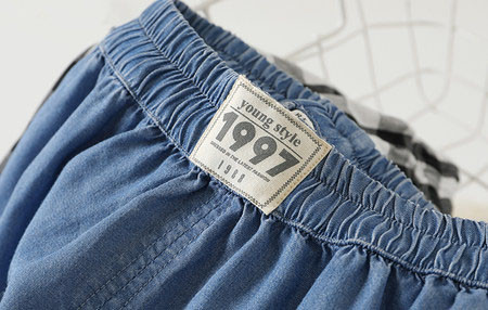 Детски ежедневни панталони с джобове и ластична талия