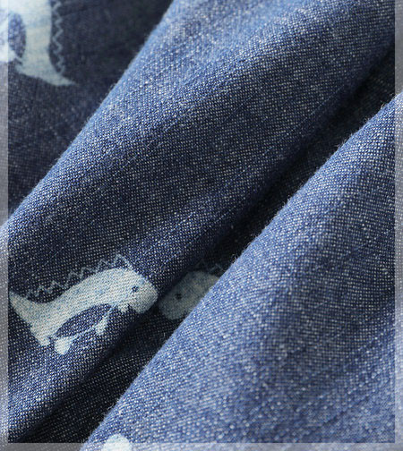 Модерни детски къси дънки с ластична талия и джобове