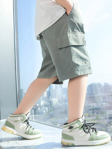 Детски къси панталони с джобове подходящи за ежедневието