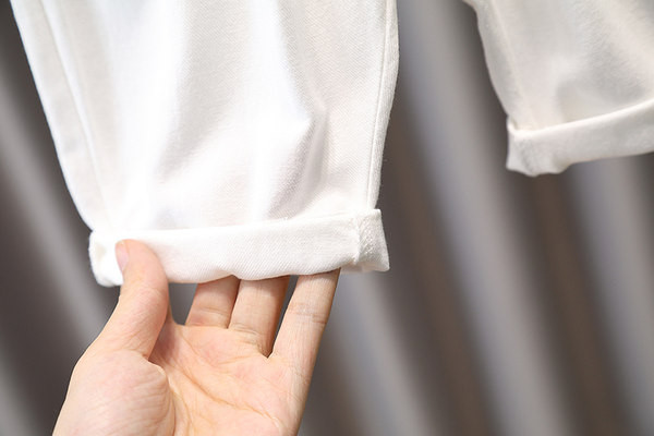 Ежедневни детски панталони с 3/4 дължина и ластик