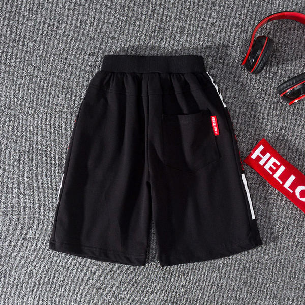 Ежедневен къс панталон с ластик на талията за момчета 