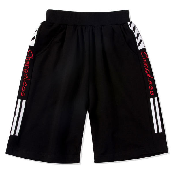 Ежедневен къс панталон с ластик на талията за момчета 