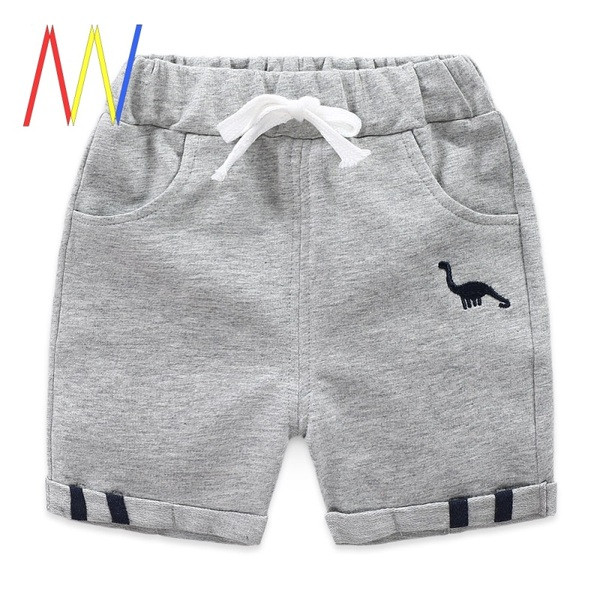 Нов модел детски памучни панталони за момчета с еластична талия