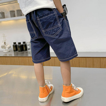 Детски къси  панталони с джобове за момчета