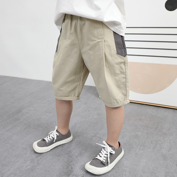 Детски 3/4 панталони с ластична талия 