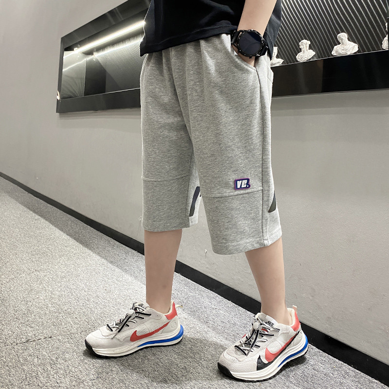 Летни памучни панталони с надписи