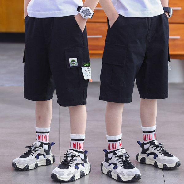 Нов модел летни панталони със странични  джобове за момчета