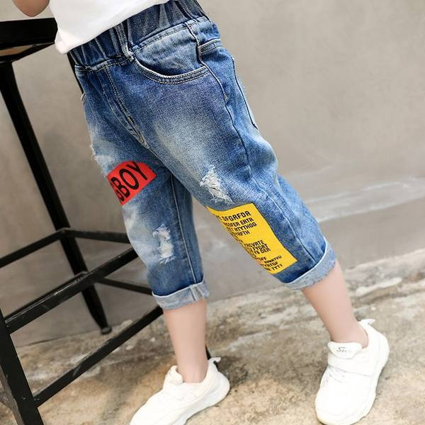 Детски 3/4 дънки за момчета - два модела