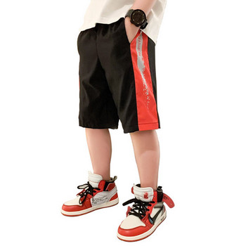 Детски къси панталони с 3/4 дължина и надпис