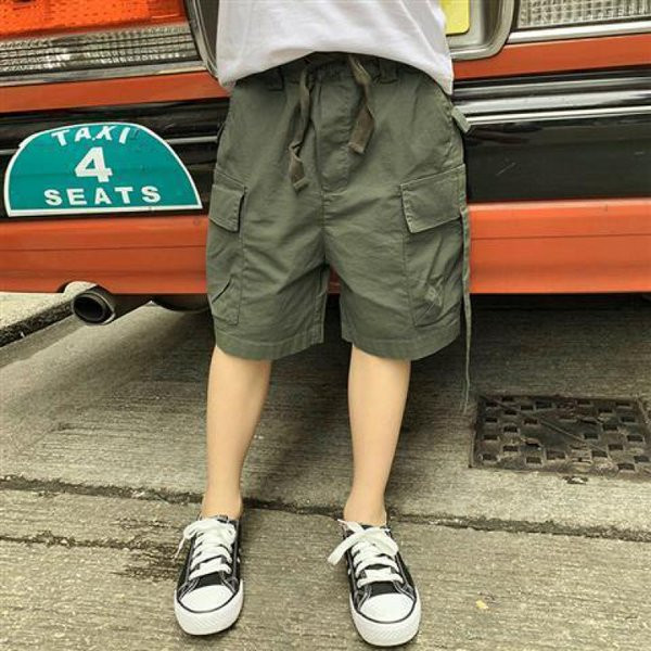 Детски летни панталони с джобове за момчета