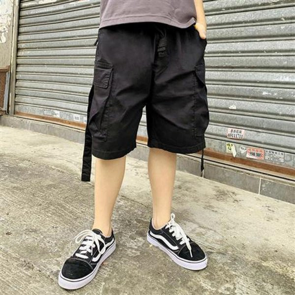 Детски летни панталони с джобове за момчета